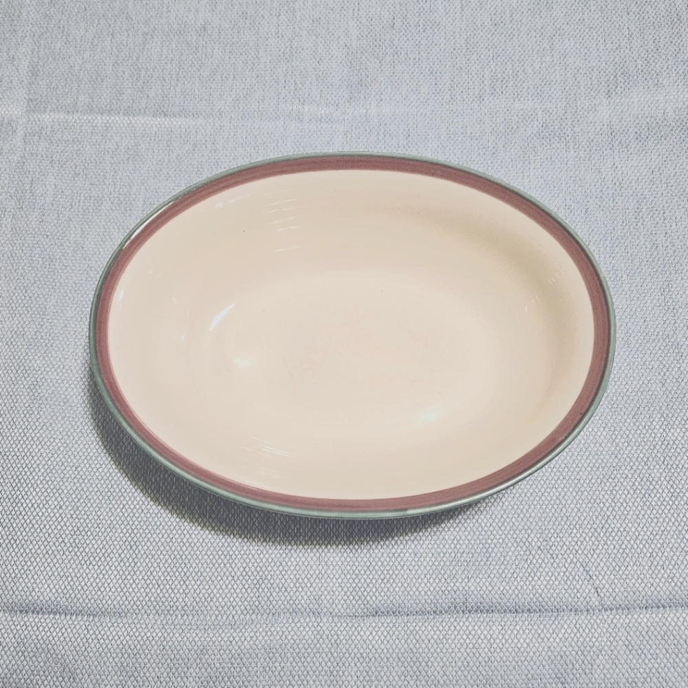 Pfaltzgraff Vintage 10 in. Oval Serving Bowl Stoneware Discontinued‎ Juniper USA
